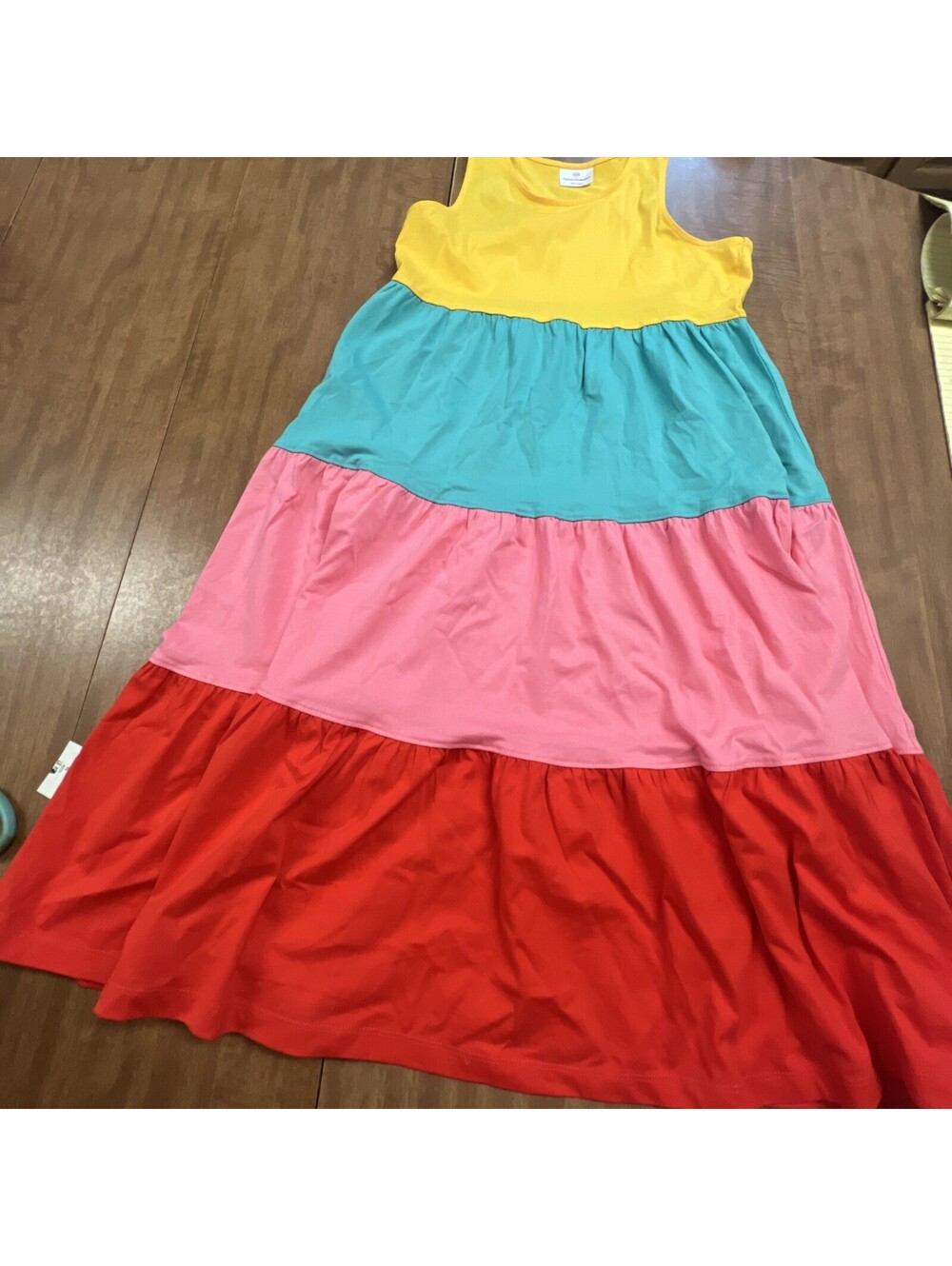 HANNA ANDERSSON Sundress Red Maxi Dress 160 Girls 14-16